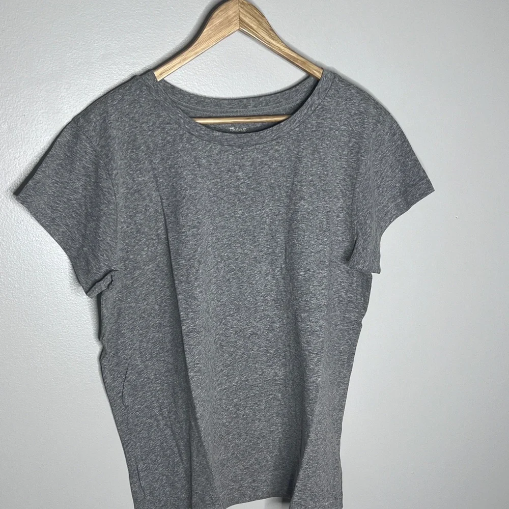 Madewell Triblend Ex-Boyfriend Tee in Grey -NWT - Picture 6 of 10
